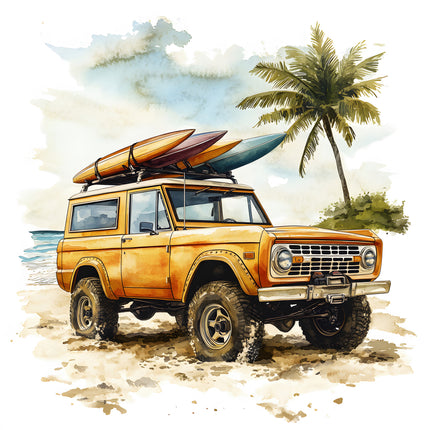 surfing fabric panel