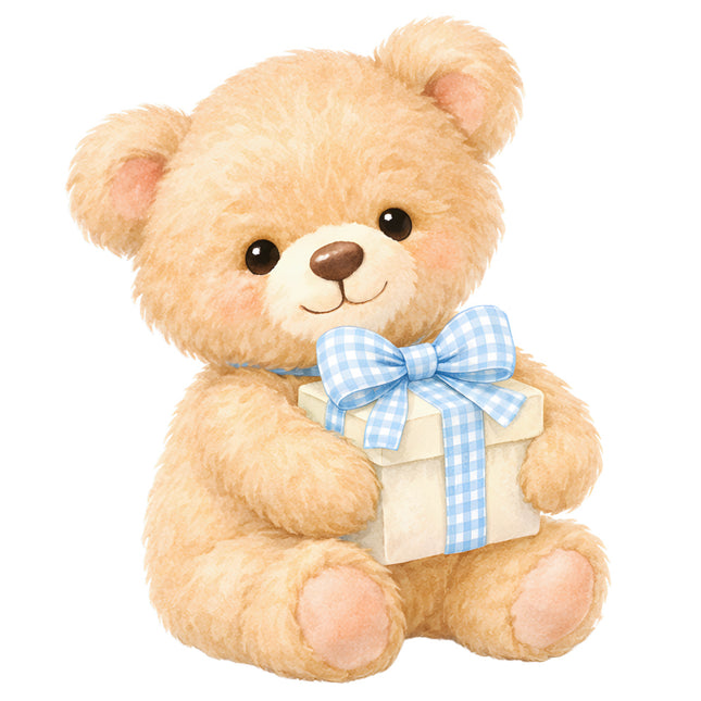 Teddy bear quilt block