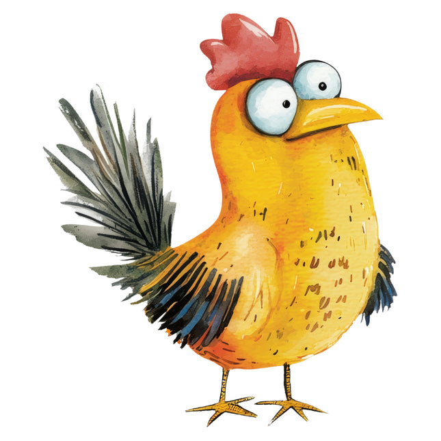 chicken fabric panel