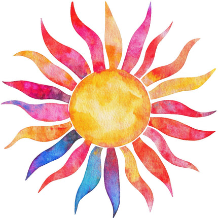 sunburst fabric panel