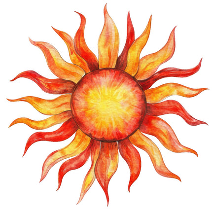 sunburst fabric panel