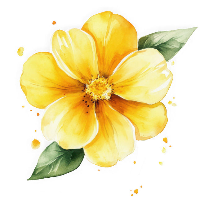 yellow flower quilt block
