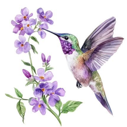 hummingbird quilt block