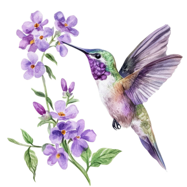 hummingbird quilt block