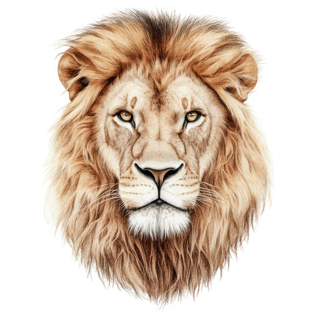 lion fabric panel