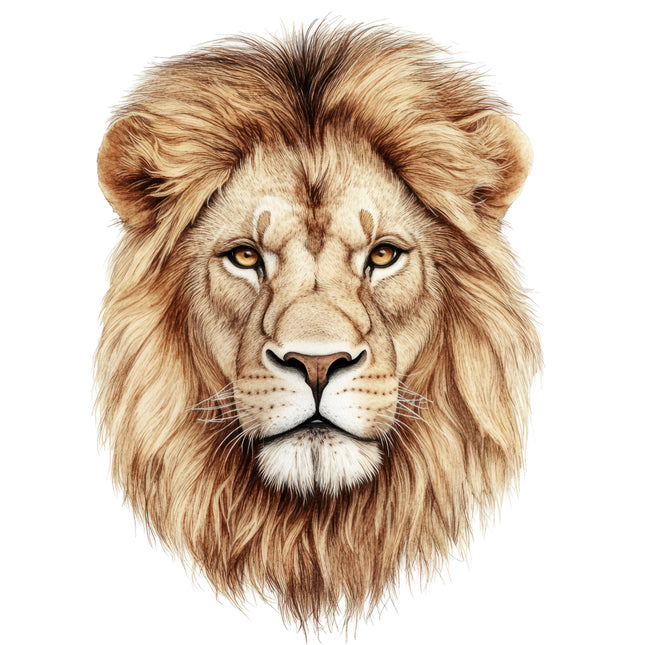 lion fabric panel