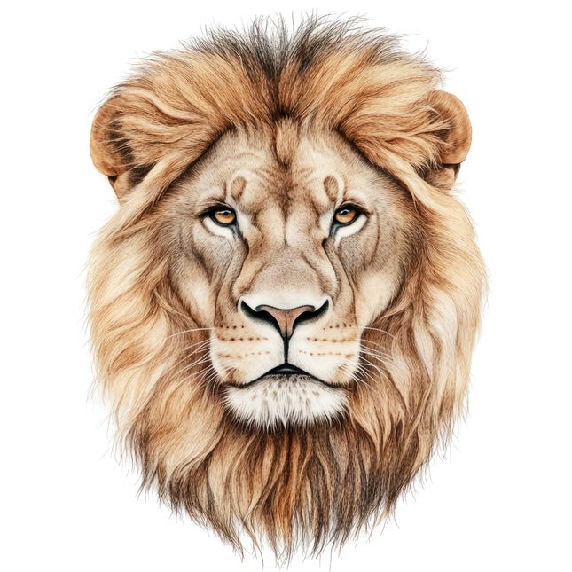 lion fabric panel