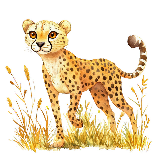 cheetah fabric panel