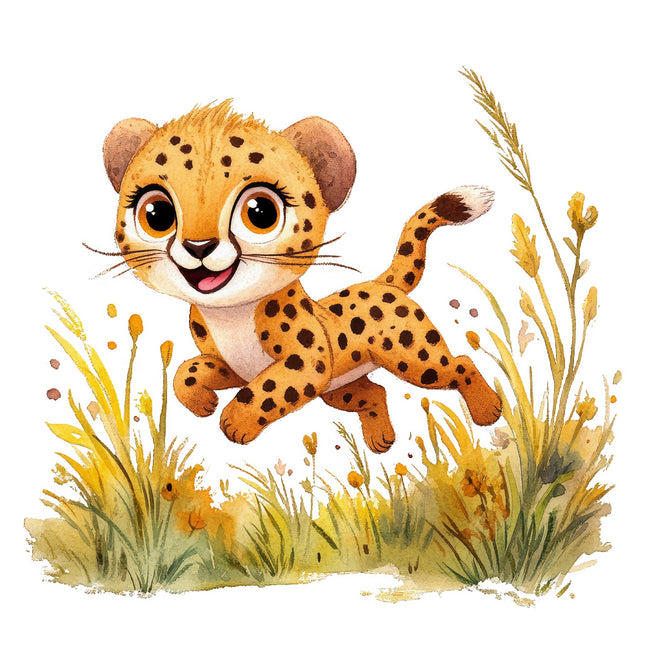 cheetah quilt block