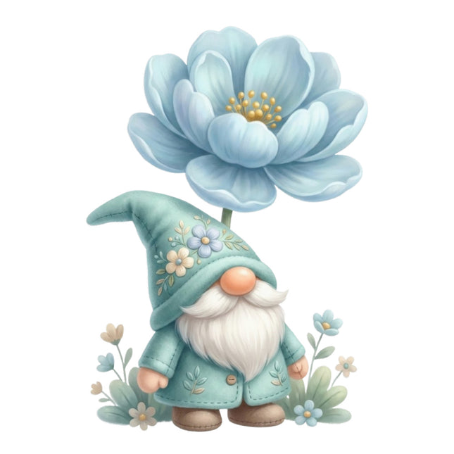 gnome cotton fabric panel