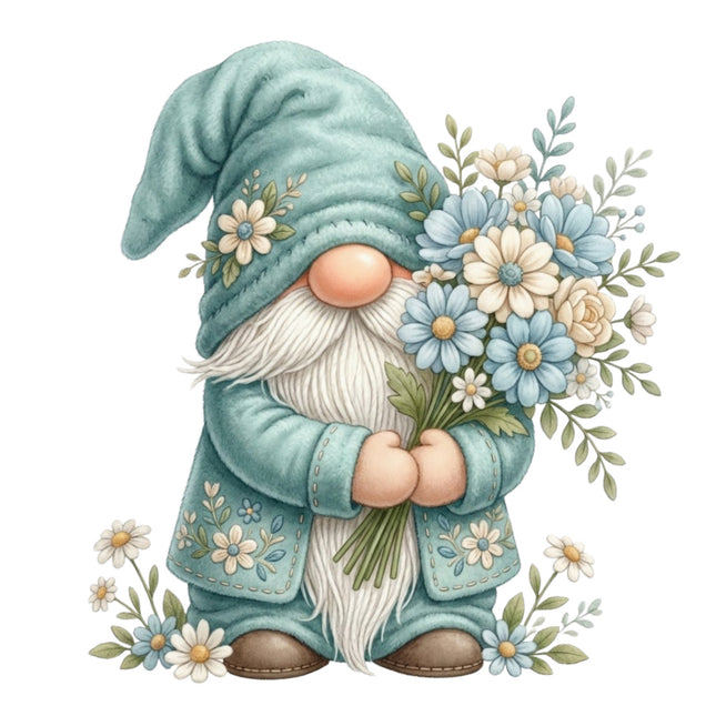 gnome cotton fabric panel