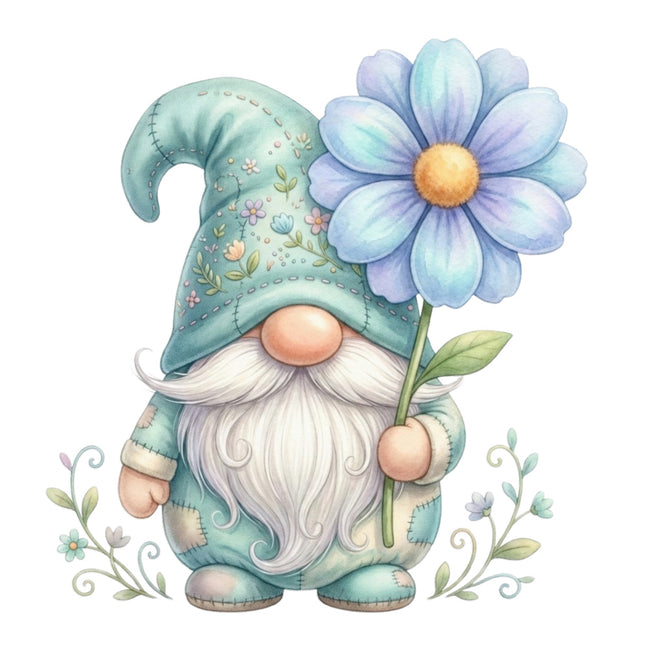 gnome cotton fabric panel
