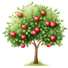 apple tree quilt block