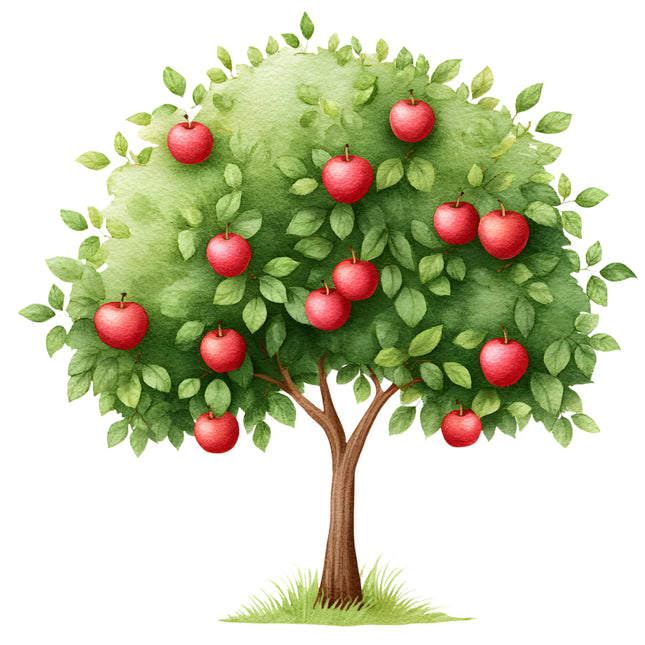 apple tree quilt block