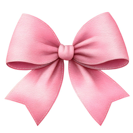 Pink bow quilt block