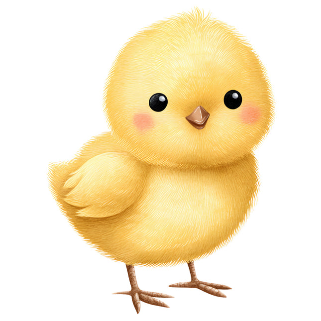 yellow chick quilt block