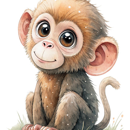 monkey quilt block