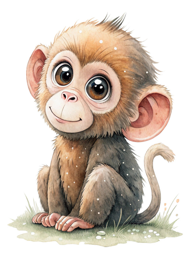 monkey quilt block