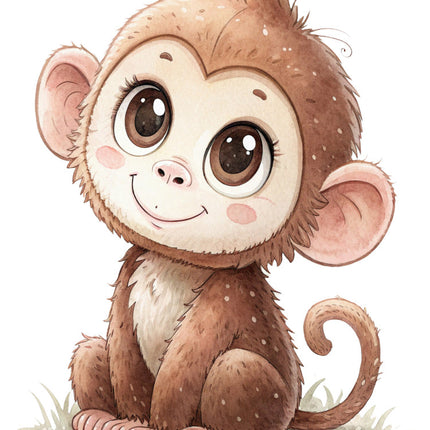 monkey quilt block