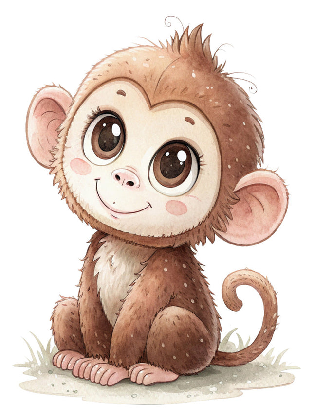 monkey quilt block