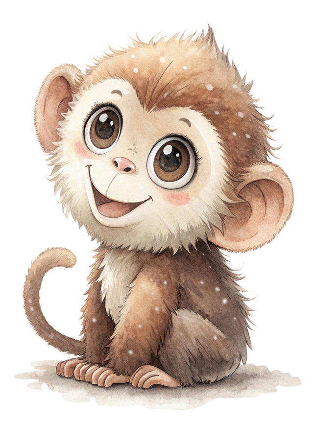 monkey quilt block