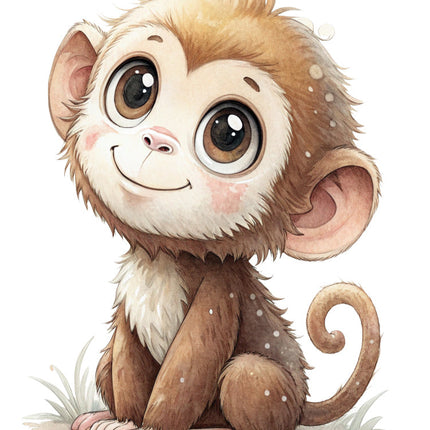 monkey quilt block