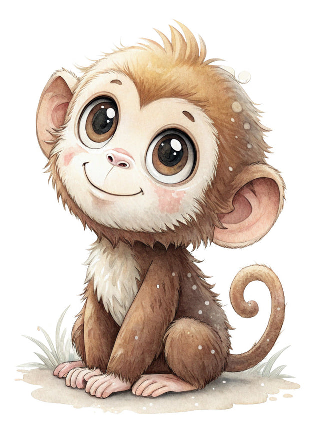 monkey quilt block