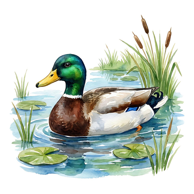 mallard duck quilt block