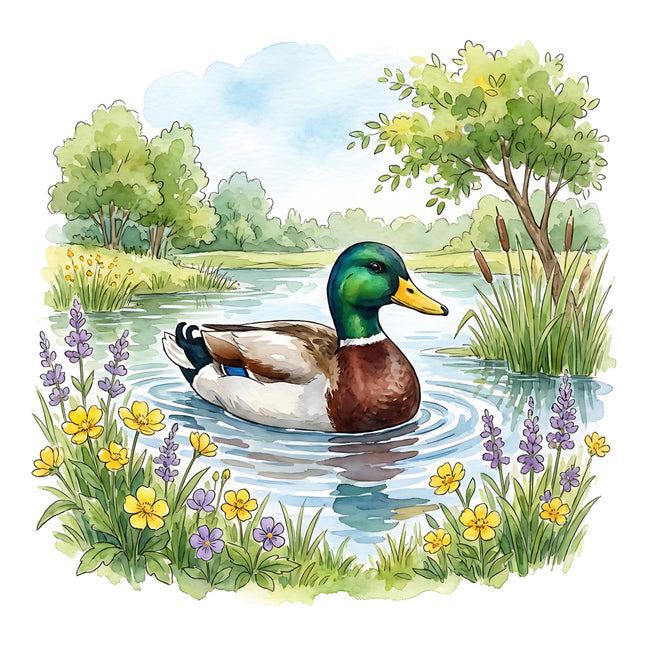 duck quilt block