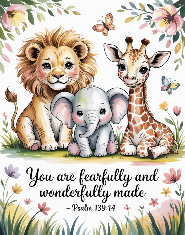 Bible verse fabric panel