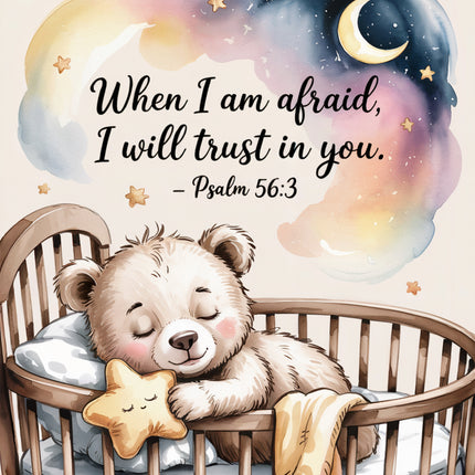 Bible verse fabric panel