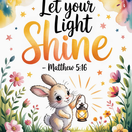 Bible verse fabric panel
