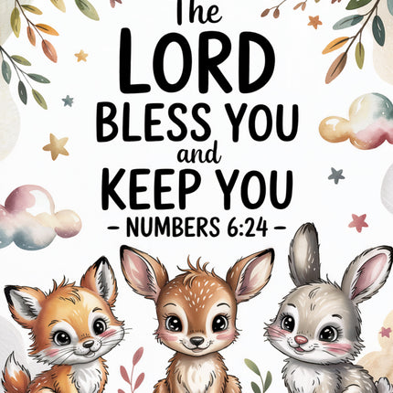 Bible verse fabric panel