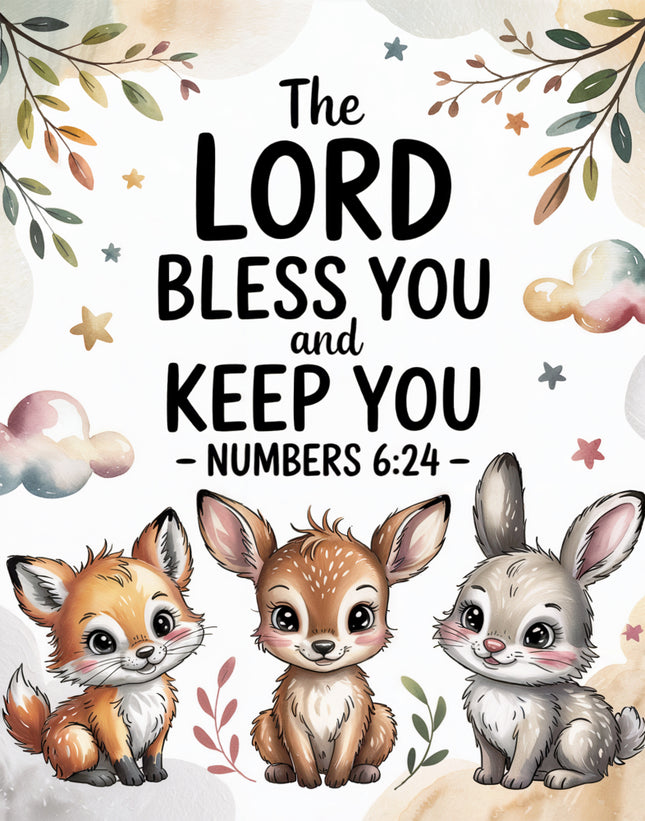 Bible verse fabric panel
