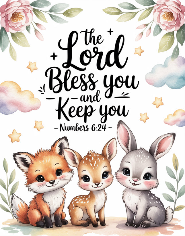 Bible verse fabric panel