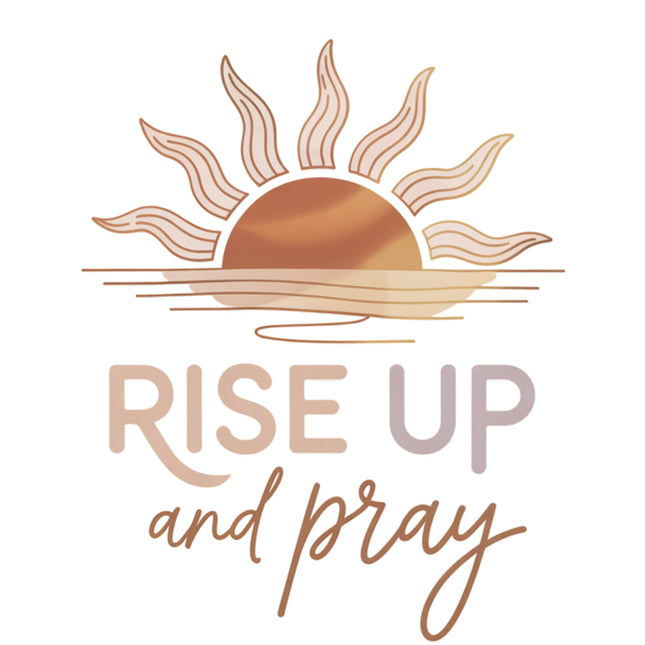  'Rise Up and Pray' fabric panel