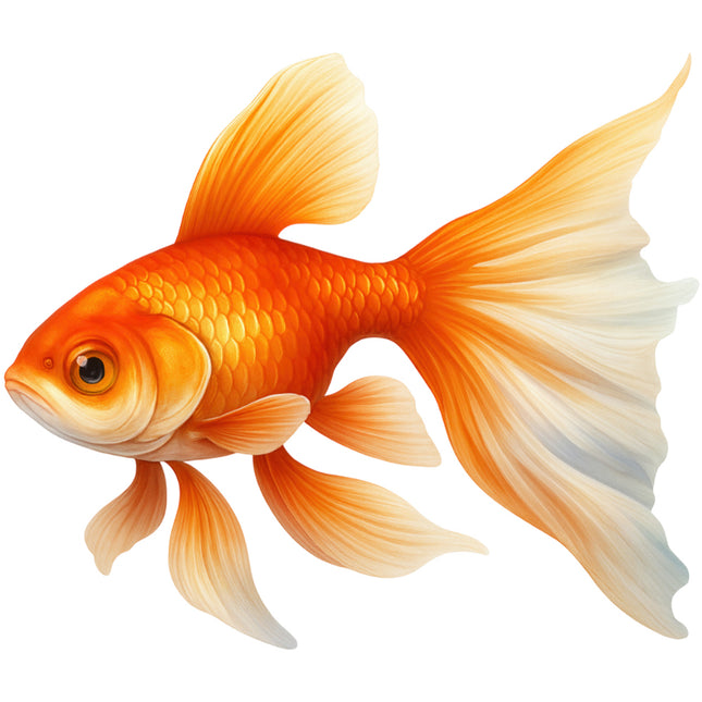 Goldfish fabric panel