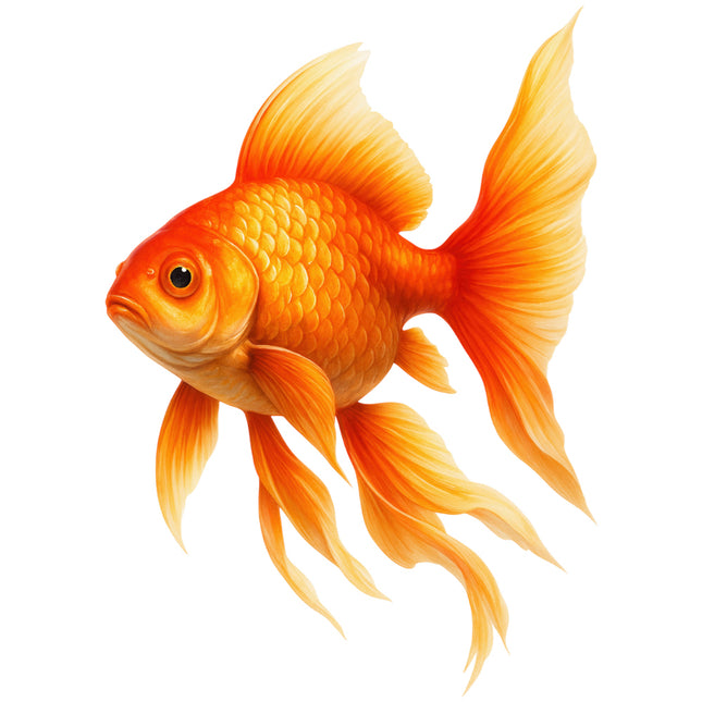 Goldfish fabric panel