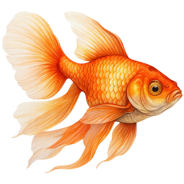 Goldfish fabric panel