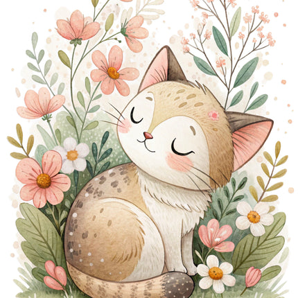 cat quilt block