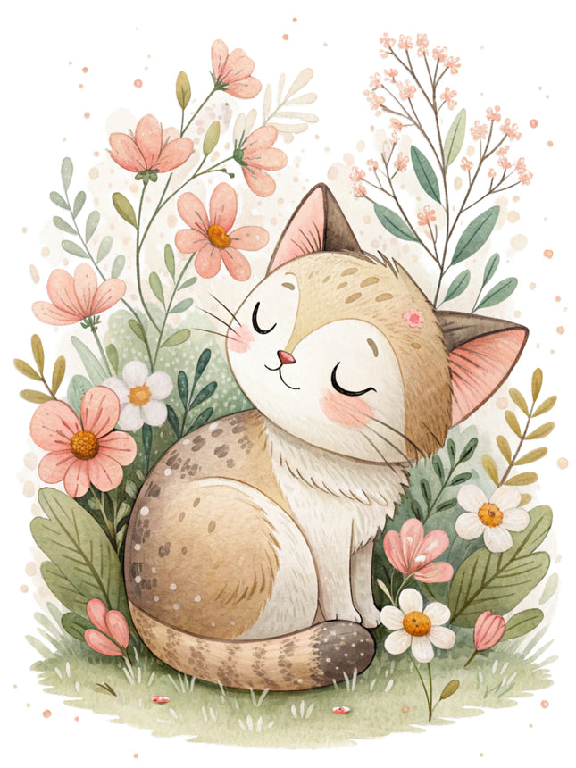 cat quilt block