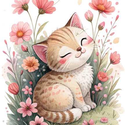 cat quilt block