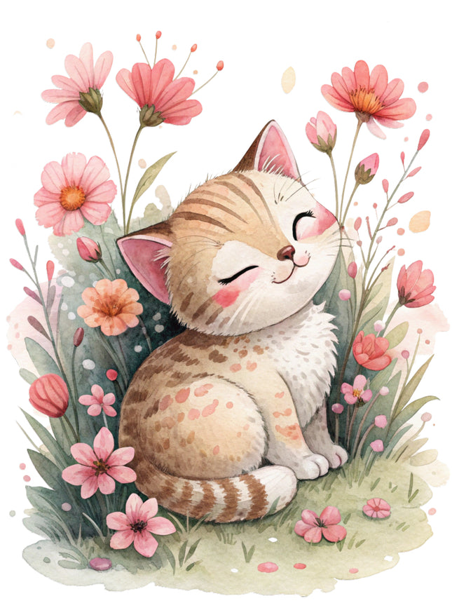 cat quilt block
