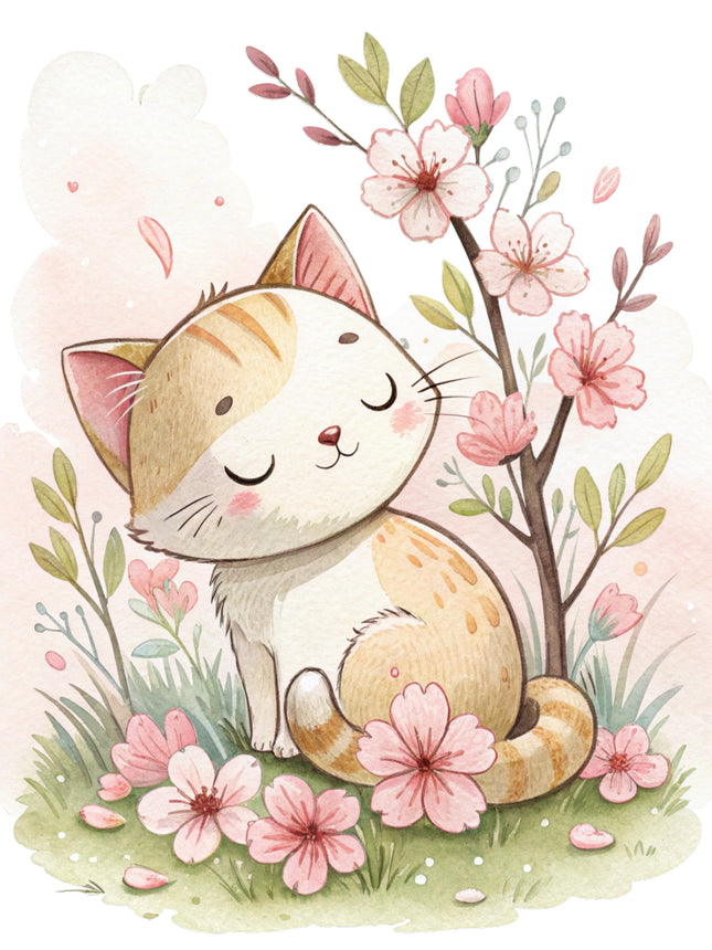 cat quilt block