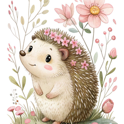 hedgehog quilt block