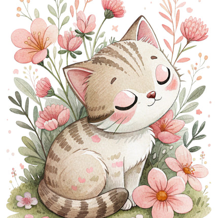 cat quilt block