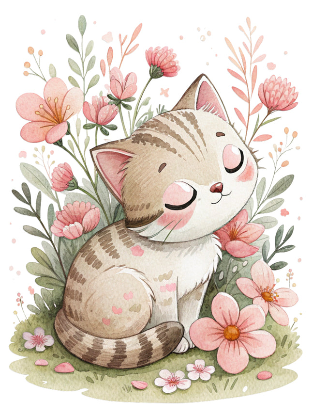 cat quilt block