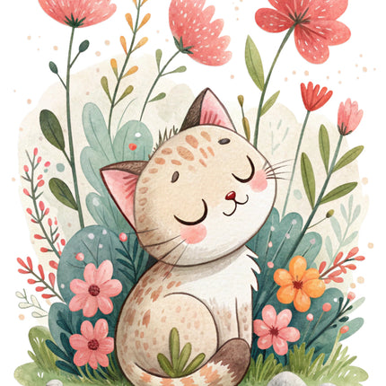 cat quilt block