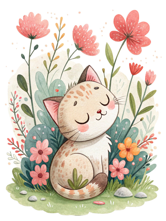 cat quilt block