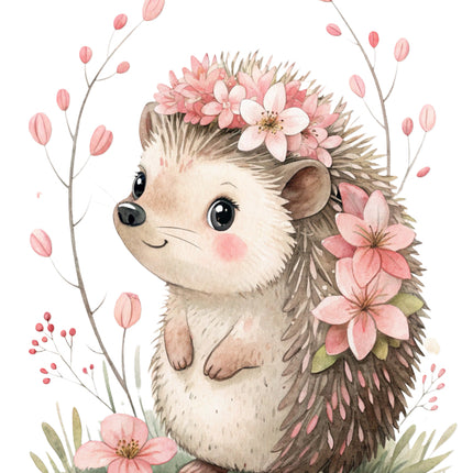 hedgehog quilt block